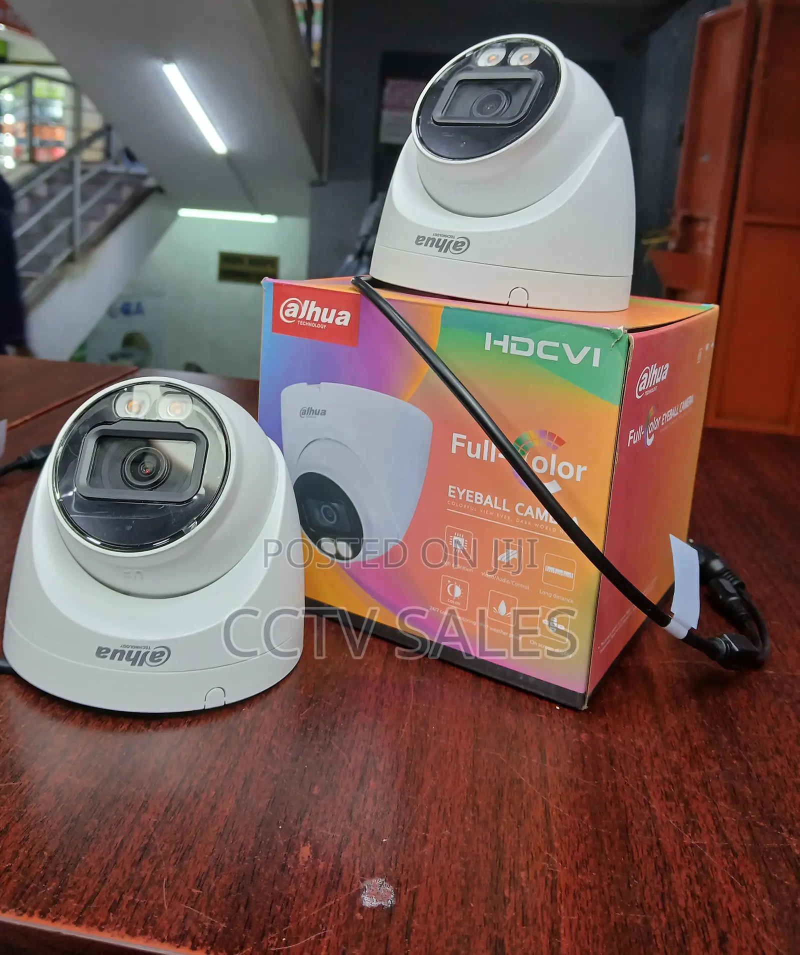 Night Vision 40m Dh-Hac-Hdw1209tqp-a-Led 2mp Dahua Dome Cam
