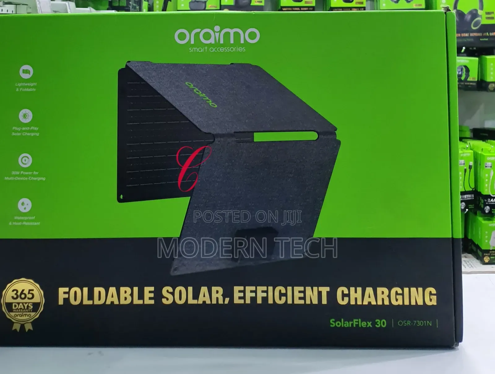 Oraimo Solarflex 30 30w Portable Solar Panel