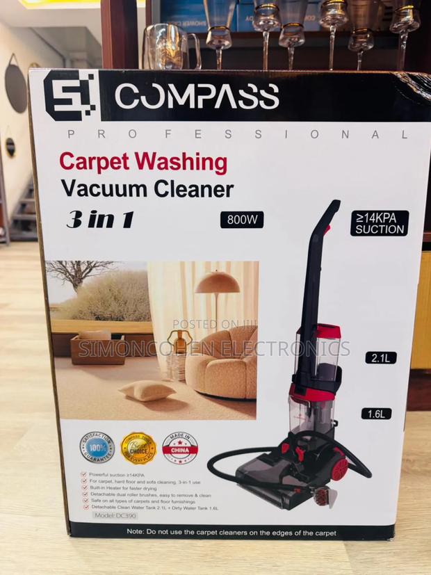 Compass 3in1 Vacuum Cleaner and Carpet Washing Machine - thumbnail 2