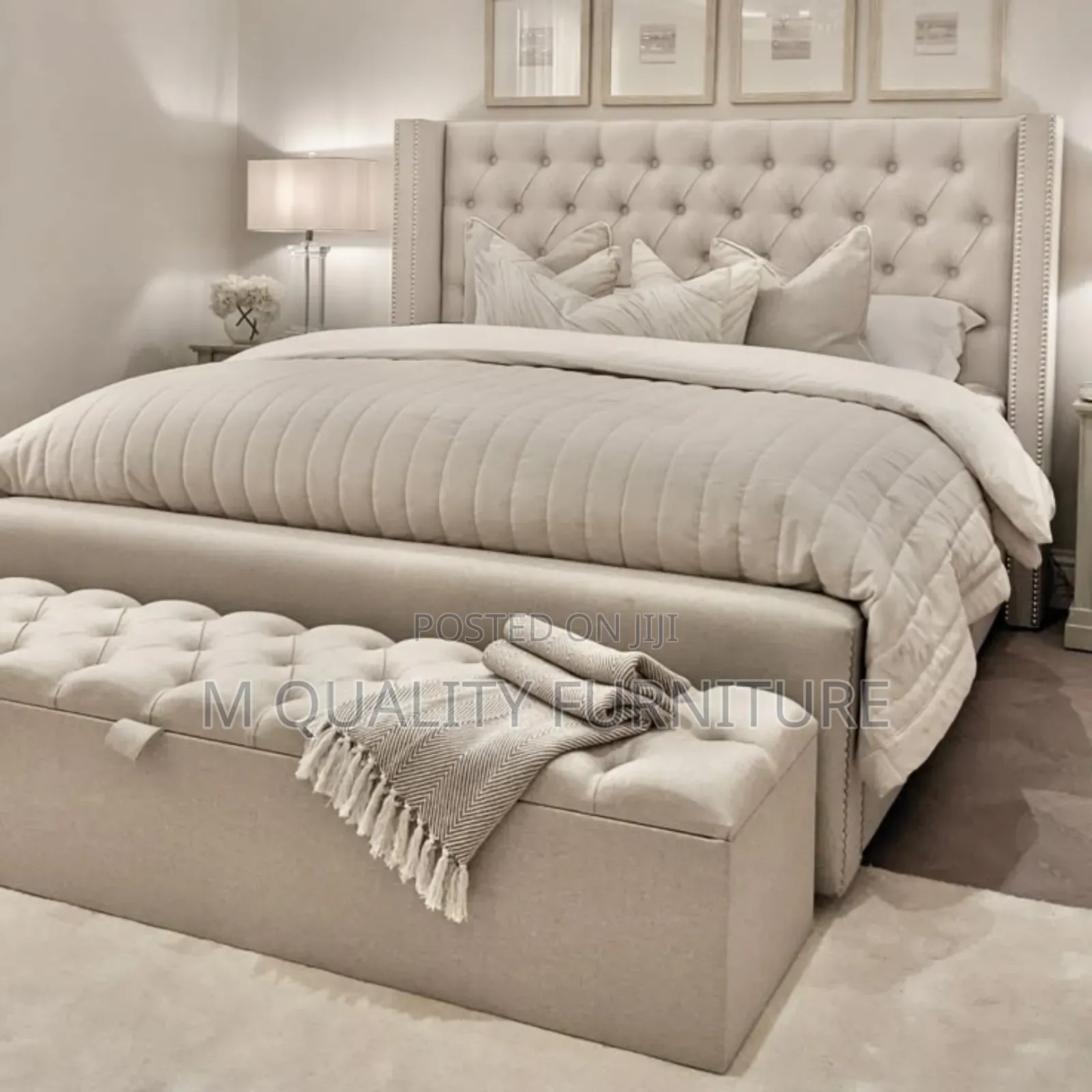 New Chesterfield Bed With Ottoman