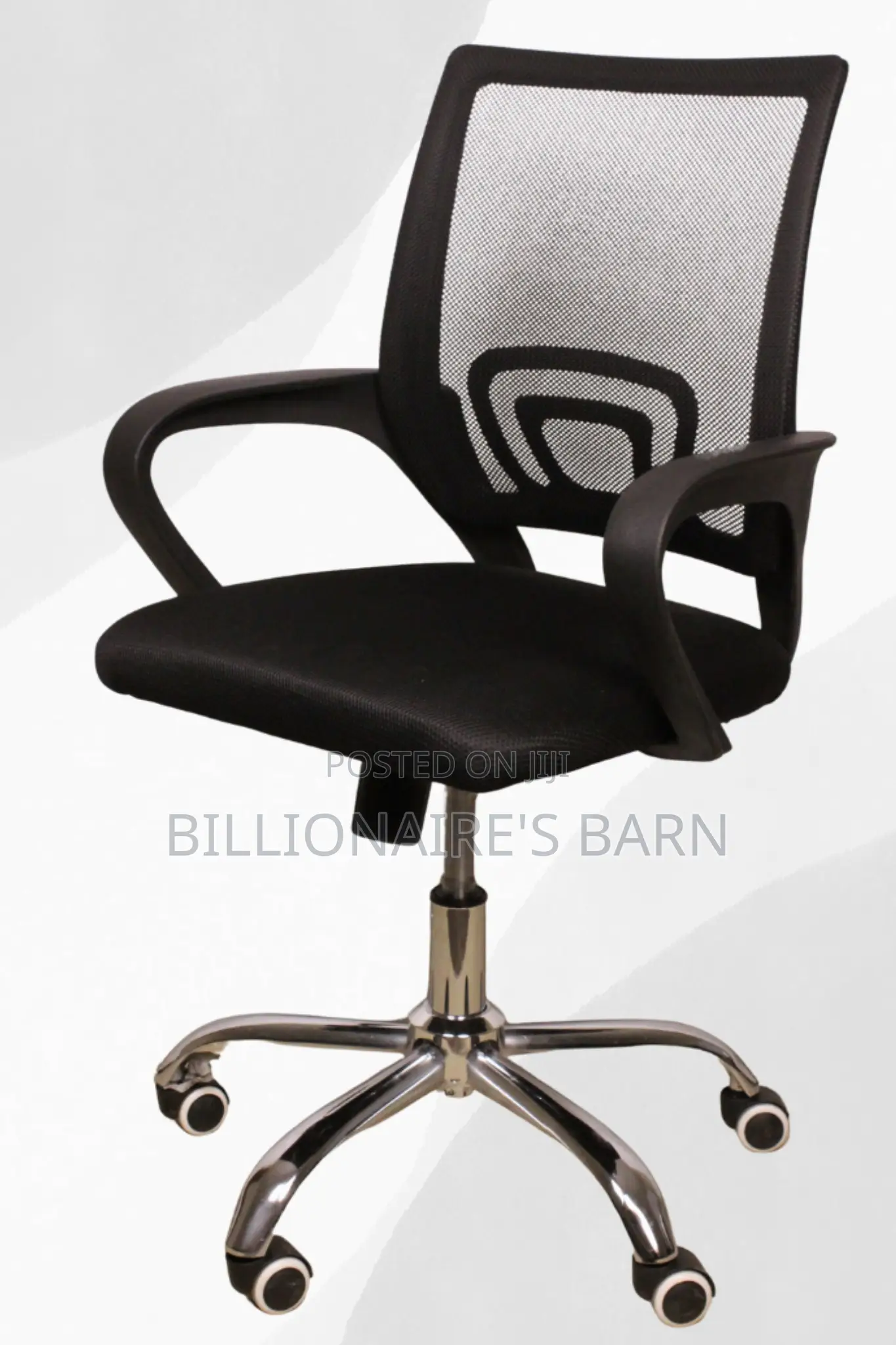 Office Chairs; Secretarial Low Azam Back Office Chair Black