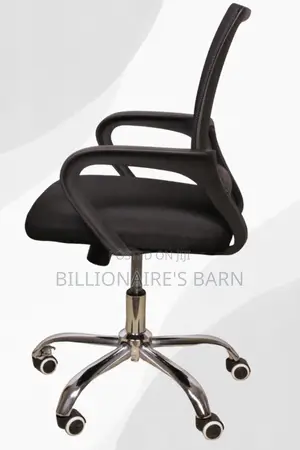 Office Chairs; Secretarial Low Azam Back Office Chair Black