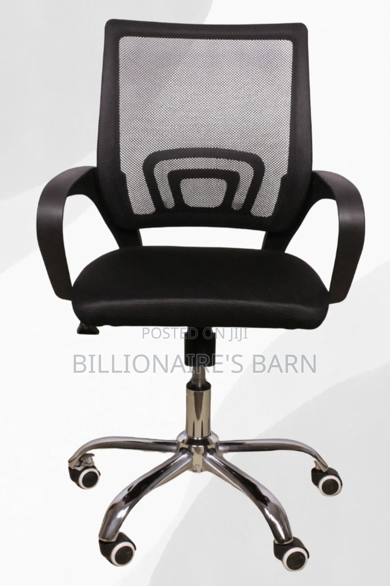 Office Chairs; Secretarial Low Azam Back Office Chair Black