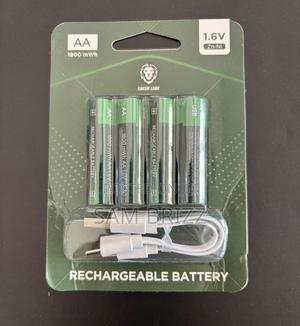 Green Lion Rechargable 4-Pack Batteries Aa - main view
