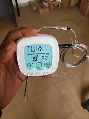 Backlit Food Thermometers With Alarm
