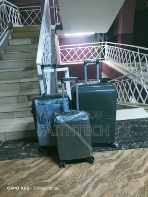 *3 in 1 Unbreakable Double Zip Suitcase