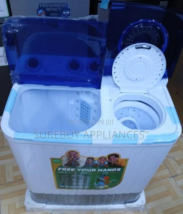 Syinix 10kg Top Load Twin Tub Washing Machine Wash and Spin