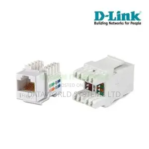 D-Link NKJ-C6whi1b21 Cat6 Utp Keystone Jack,White