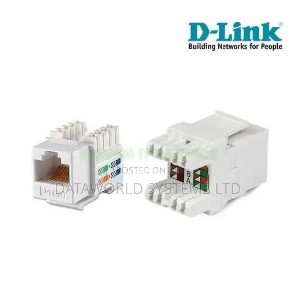 D-Link NKJ-C6whi1b21 Cat6 Utp Keystone Jack,White