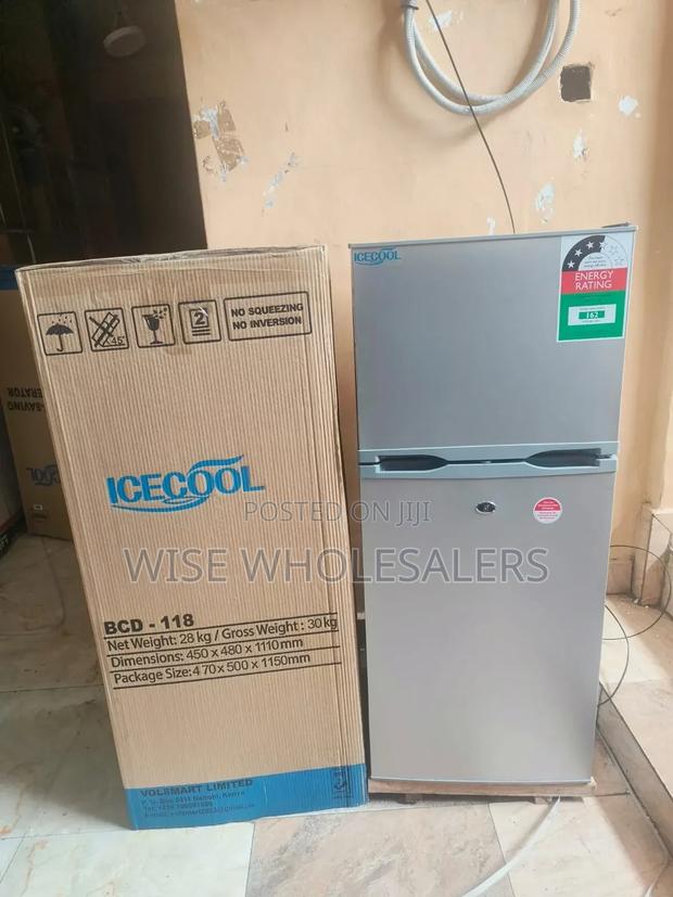Icecool 118 Litres Double Door Refrigerator