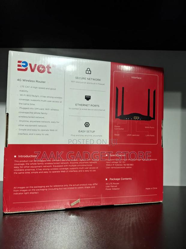 Braand New Bvot B274g Lte Router - thumbnail 3