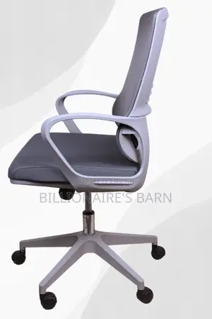 Chairs: Gray Computer Mesh Office Chair