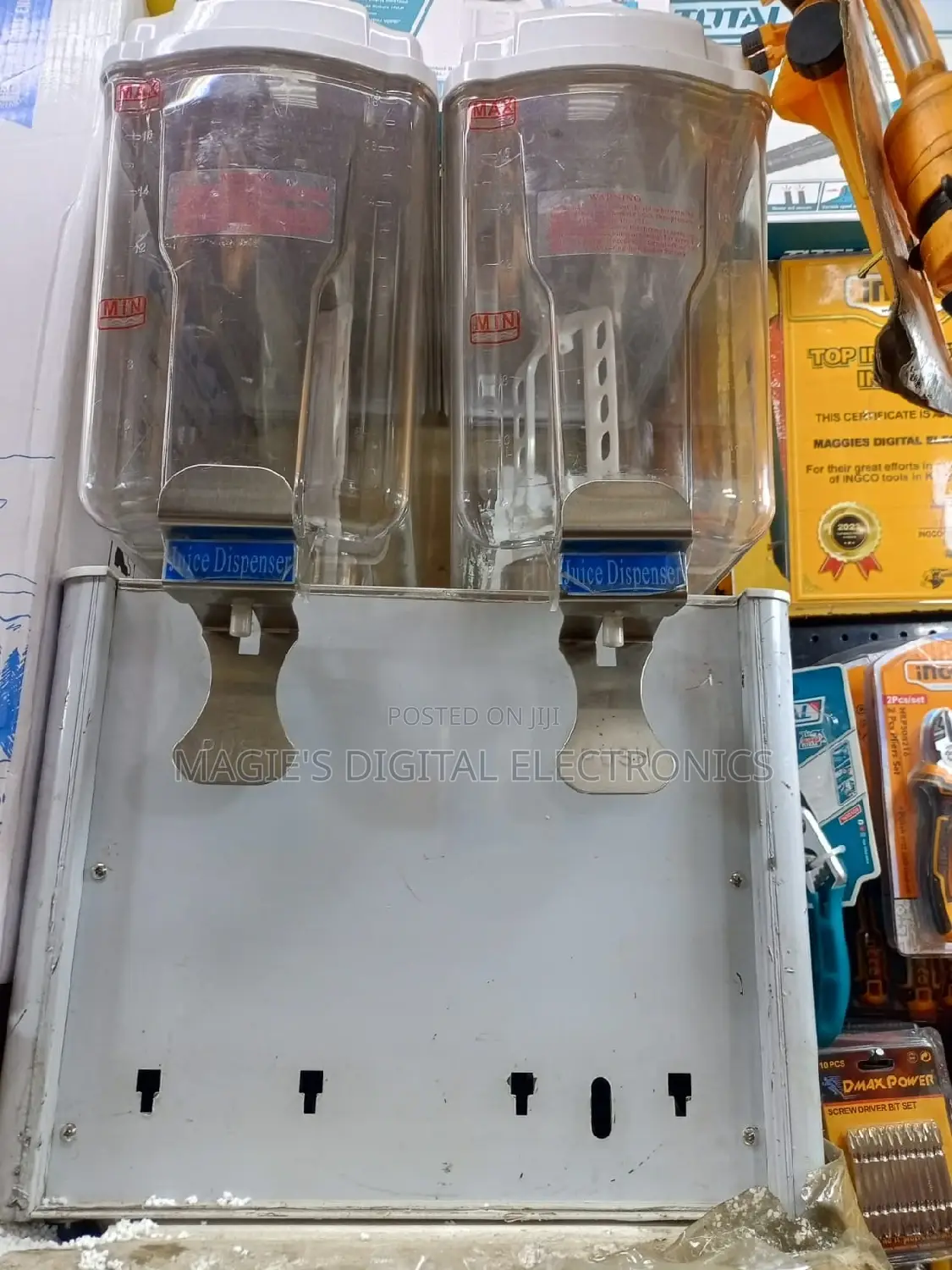 Super Excellent 2x18l Juice Dispenser Machine