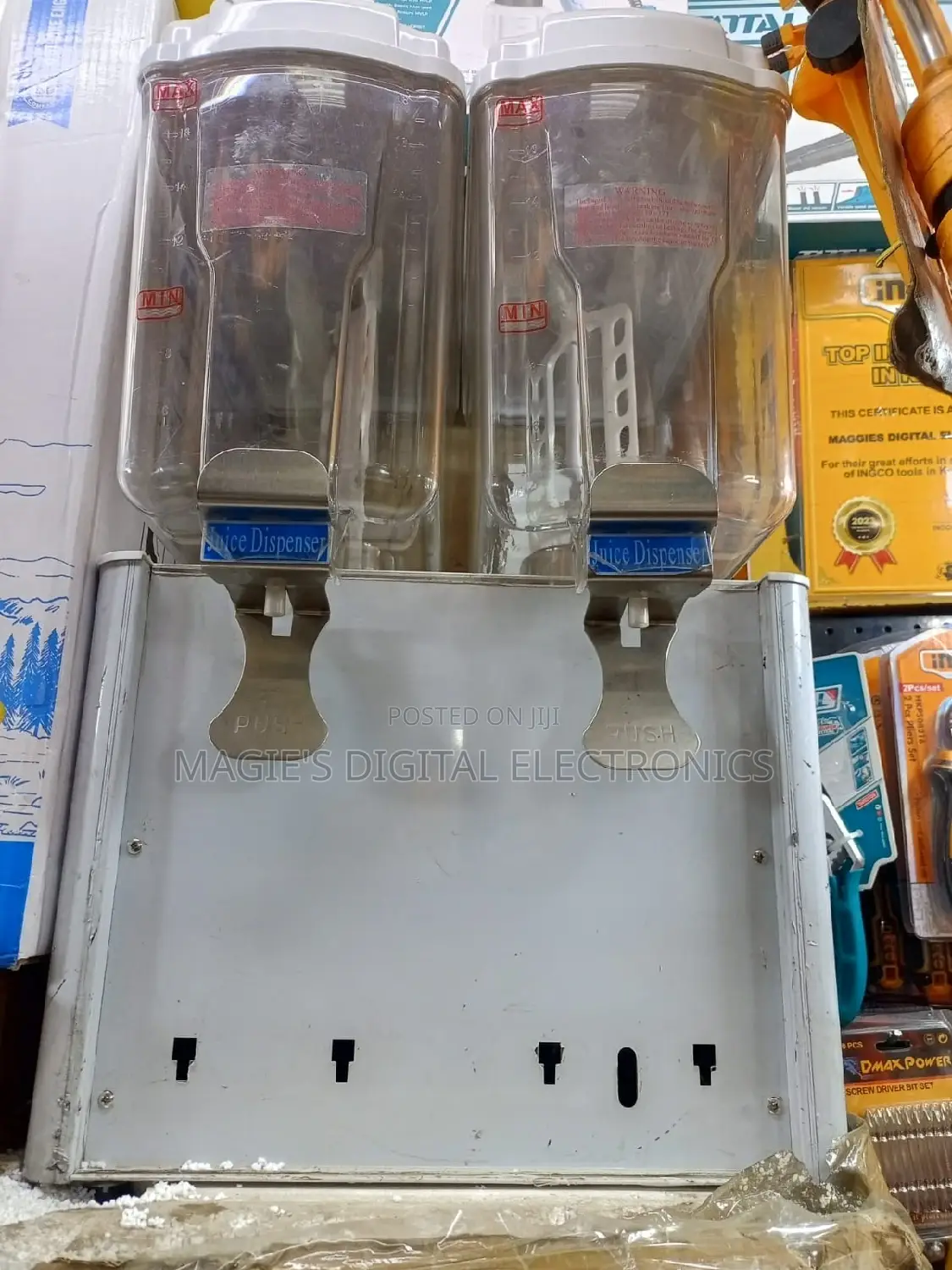 Commercial Standard 2x18l Juice Dispenser Machine