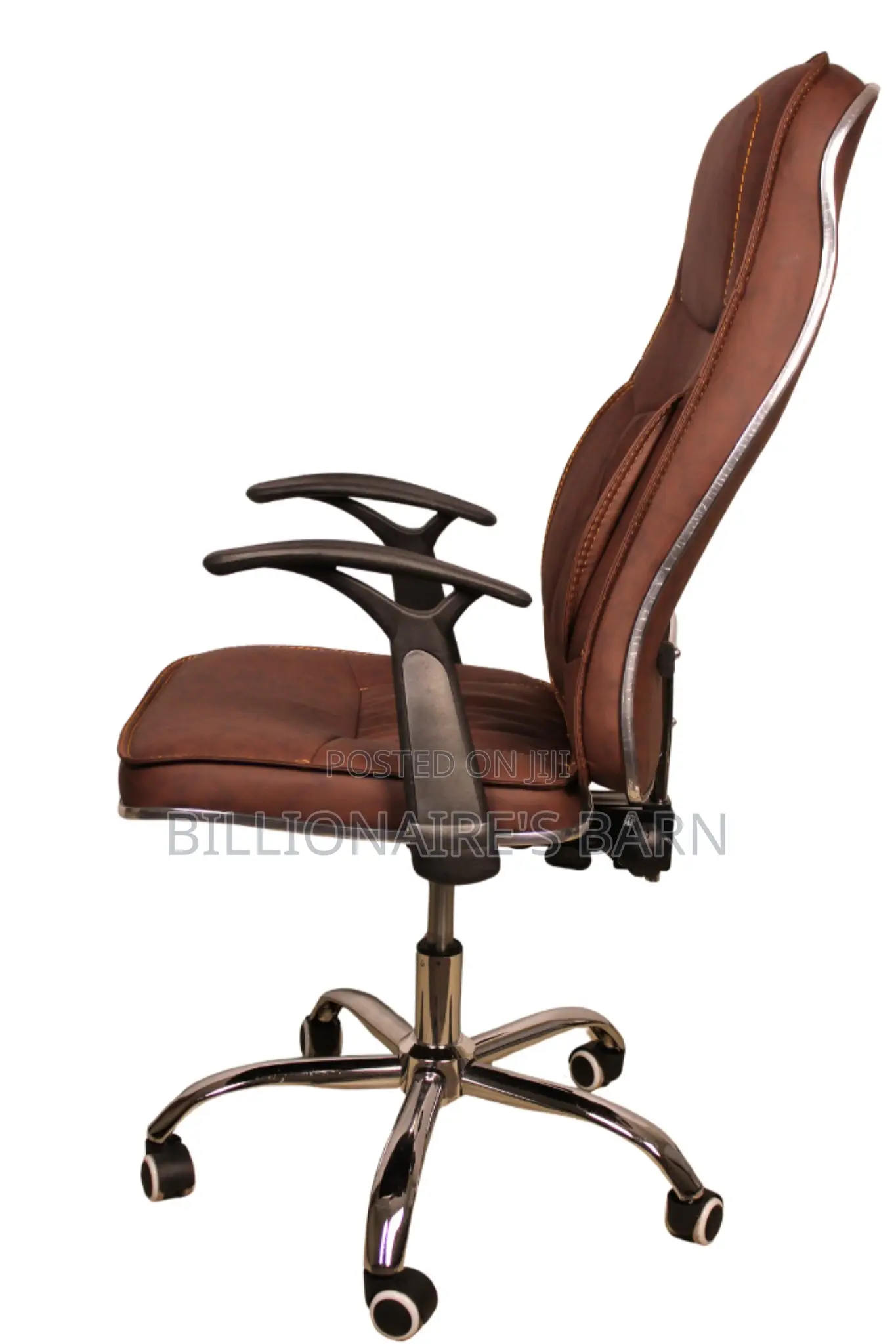 Office Chair; Ergonomic Executive Chair With Armrest Swivel