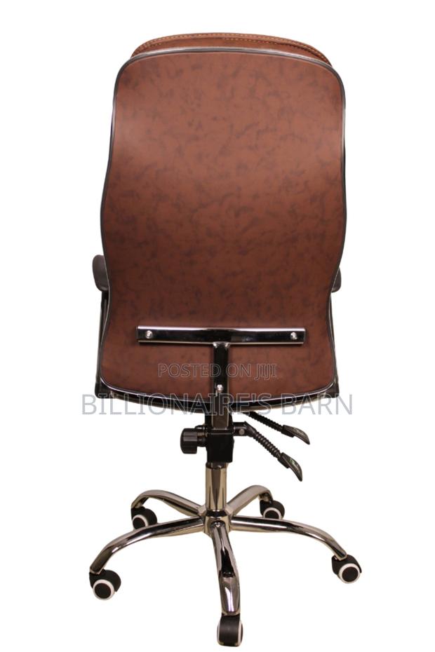 Office Chair; Ergonomic Executive Chair With Armrest Swivel - thumbnail 2
