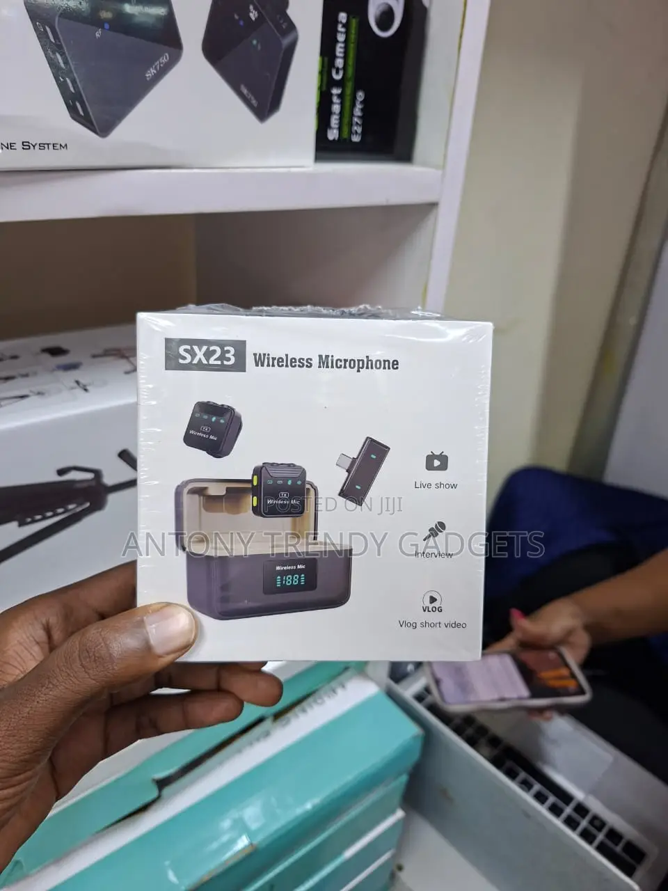 Sx23 Clip-on Wireless Microphones With Clear Audio