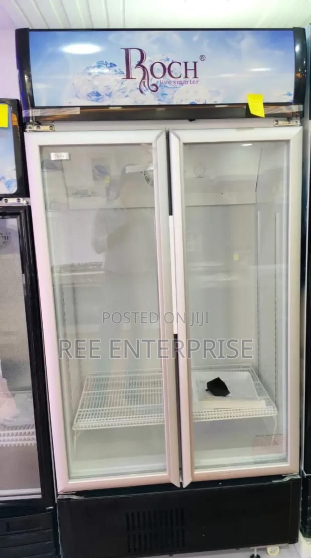 Brand New Roch 409 Litres Side by Side Showcase Chiller