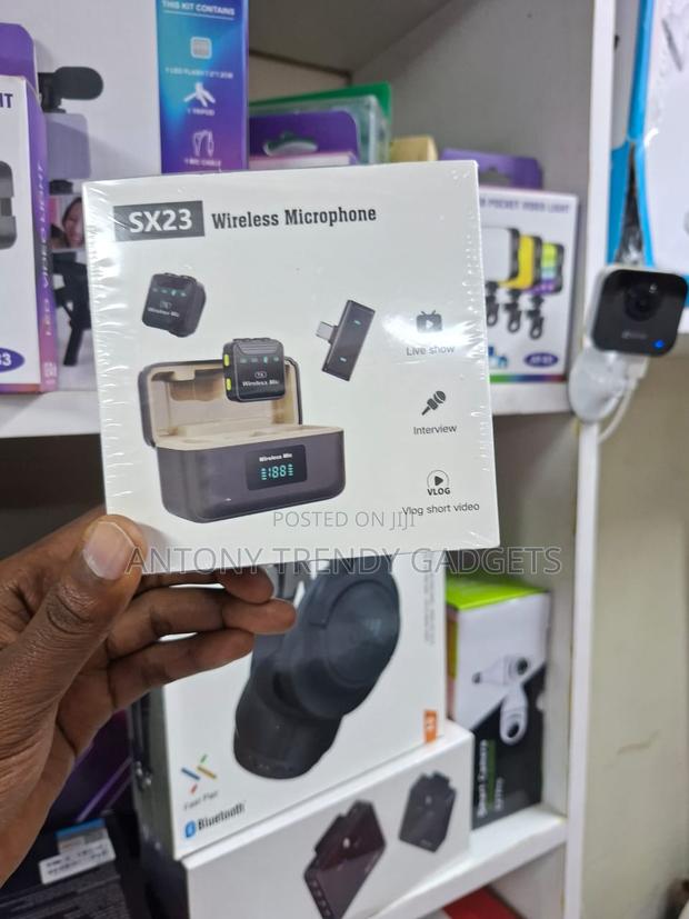 Sx23 Professional Wireless Mic Set For Creators