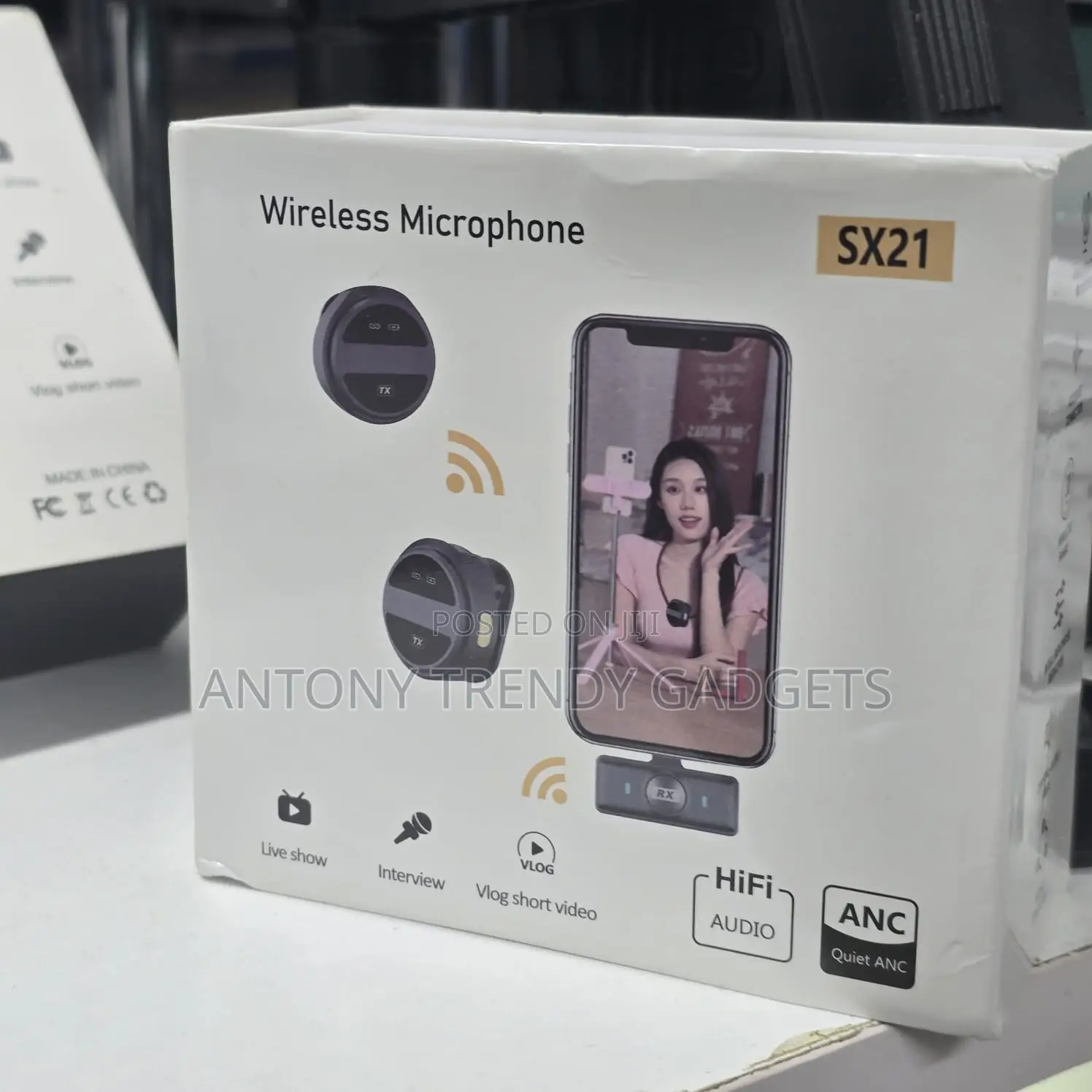 Sx21 Wireless Mics With Noise Reduction – Dual Set
