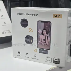 Sx21 Wireless Mics With Noise Reduction – Dual Set
