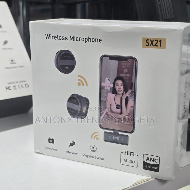 Sx21 Wireless Mics With Noise Reduction – Dual Set
