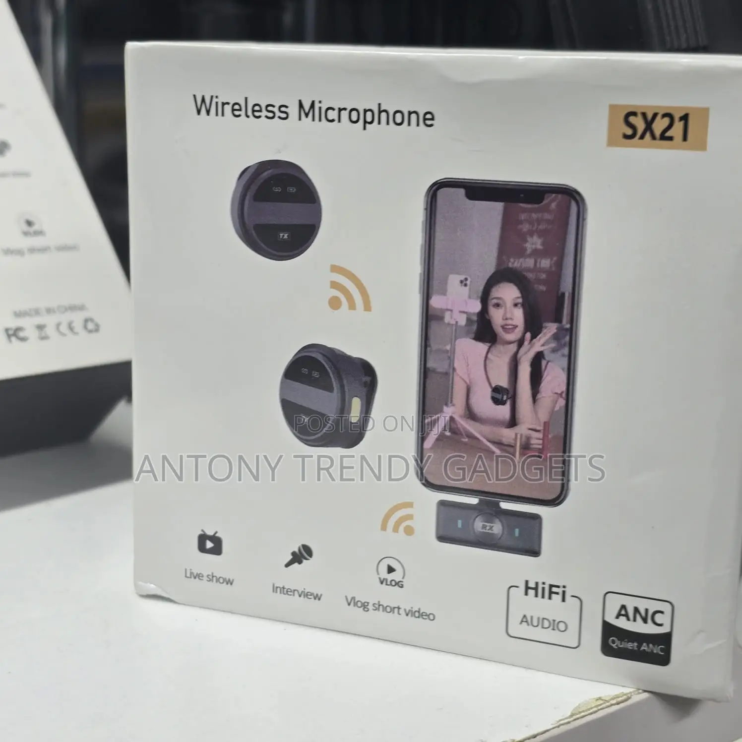 Sx21 Wireless Mics With Noise Reduction – Dual Set