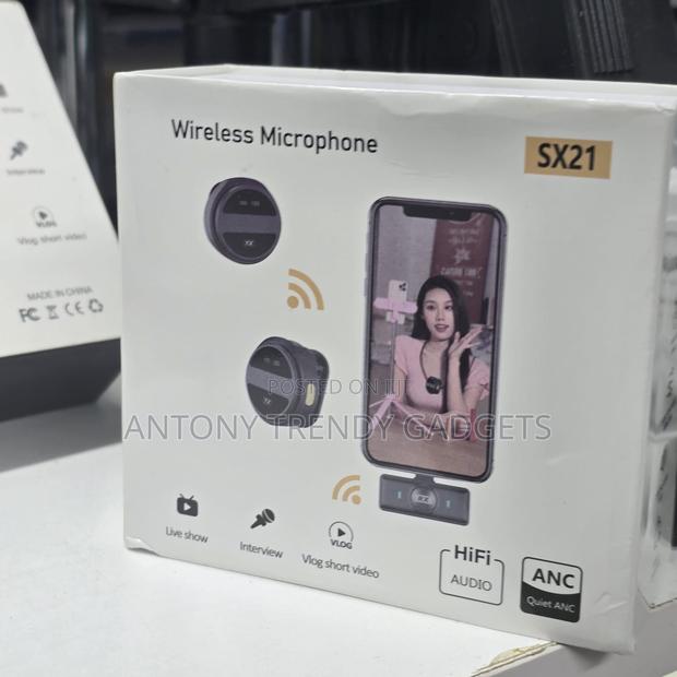 Sx21 Clip-on Wireless Microphones For Smartphones