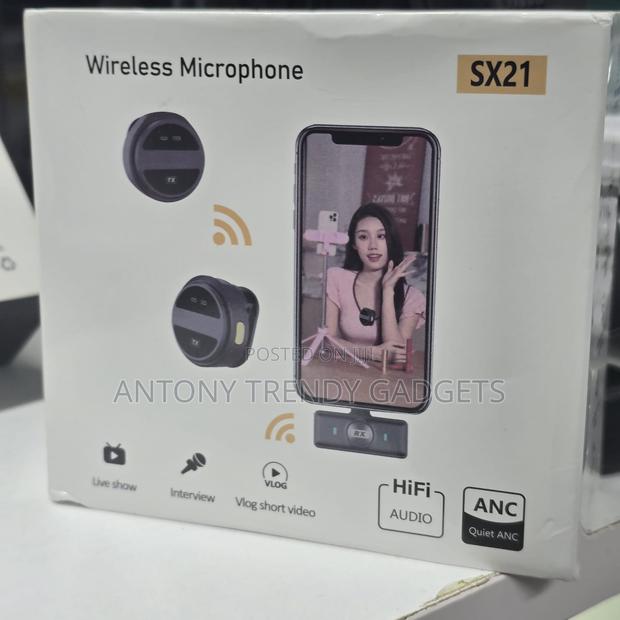 Sx21 Wireless Lavalier Mic Kit With Charging Case - thumbnail 2