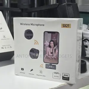 Sx21 Wireless Microphone Set For Vlogging & Live