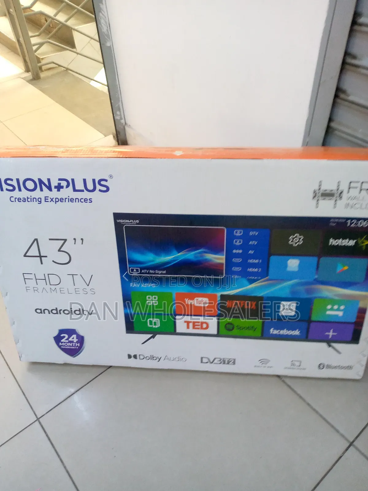 Vision Plus 43′′ Smart Android Frameless Tv