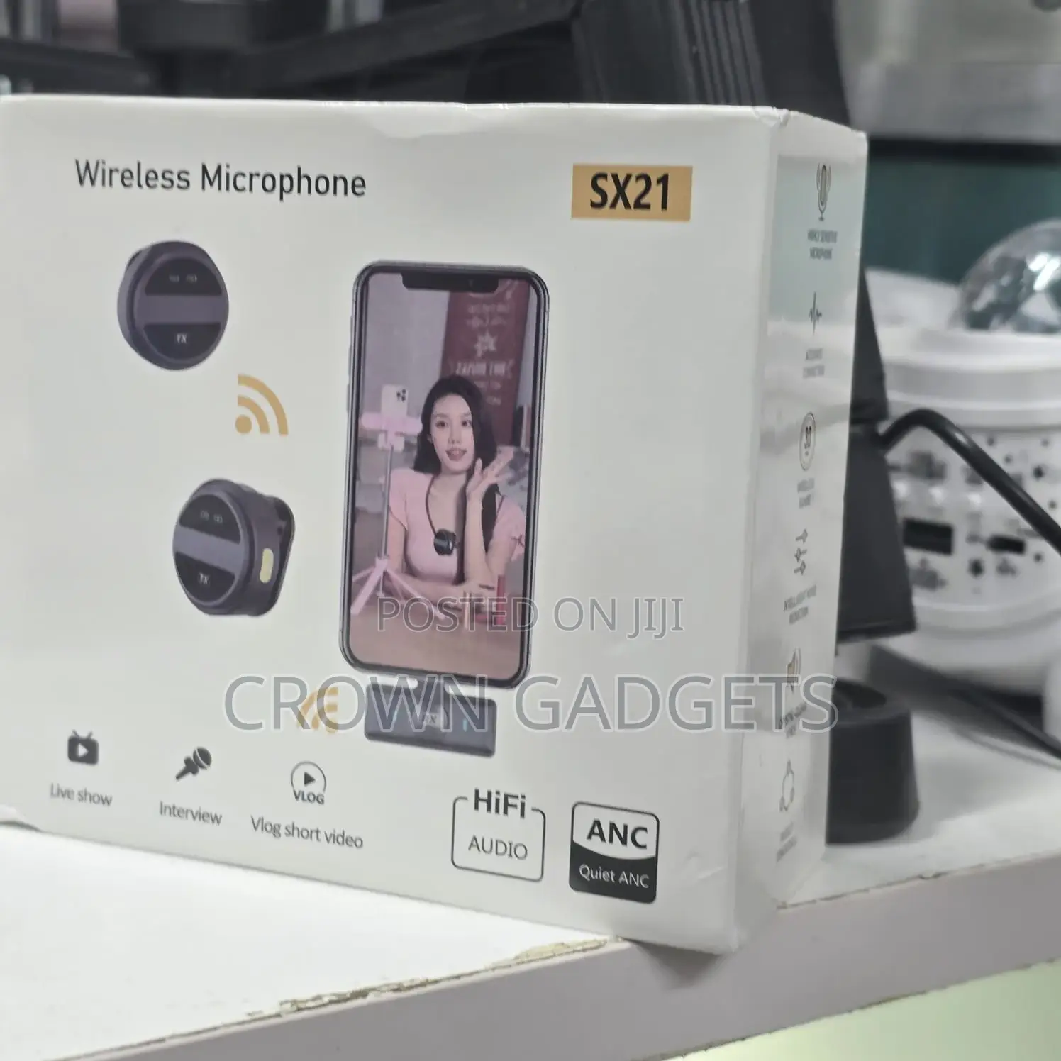 Sx21 Dual Wireless Microphones for Clear Audio