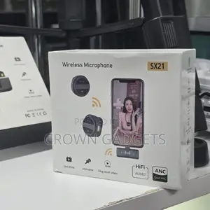 Sx21 Wireless Mic Set for Vloggers and Interviews