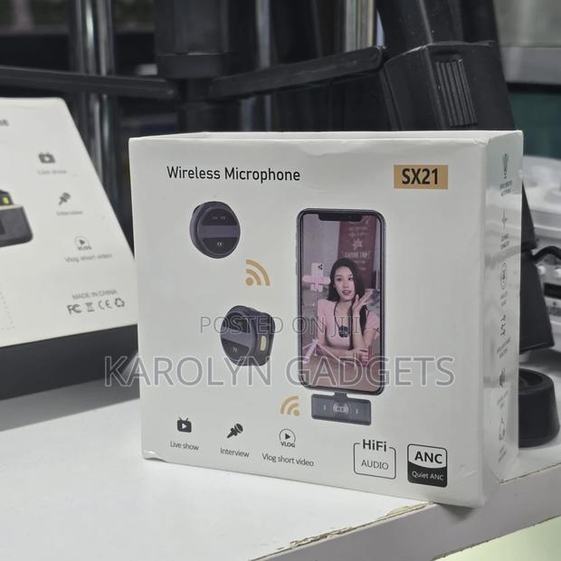 Sx21 Wireless Mic Set for Vloggers and Interviews