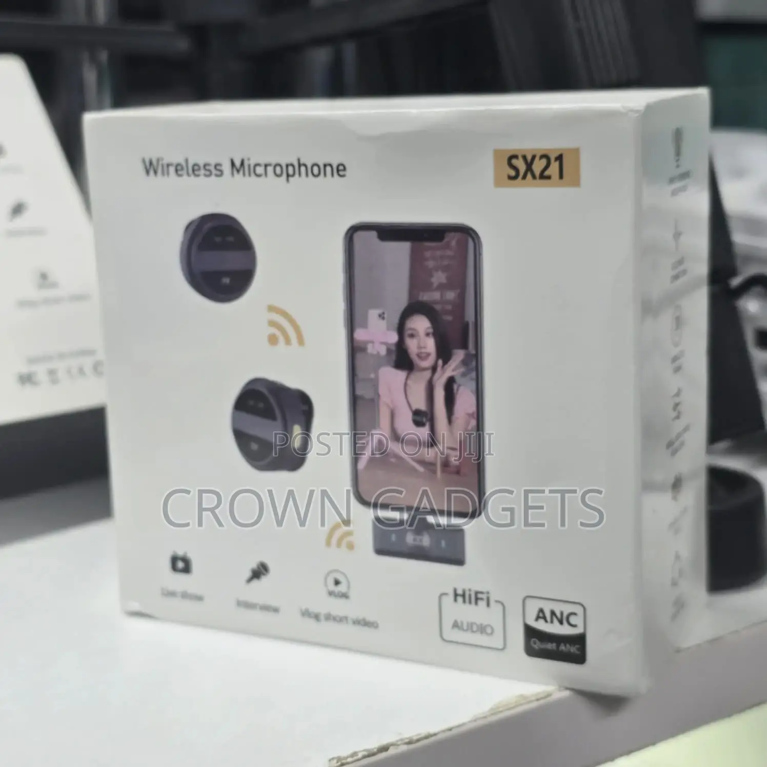 Sx21 Wireless Mic Set for Vloggers and Interviews