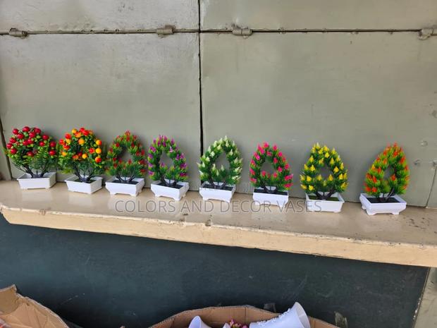 Realistic Colorful Table Top Flowers - main view