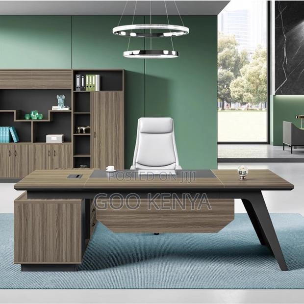 Office Desk ; Executive Office Desk With Drawers - thumbnail 3