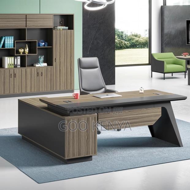 Office Desk ; Executive Office Desk With Drawers - thumbnail 4