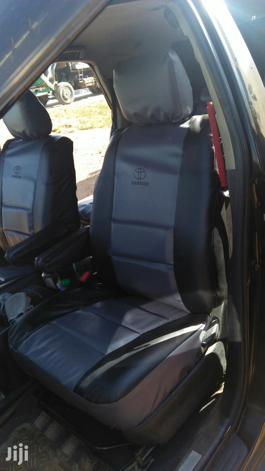 Black Grey Seat Covers