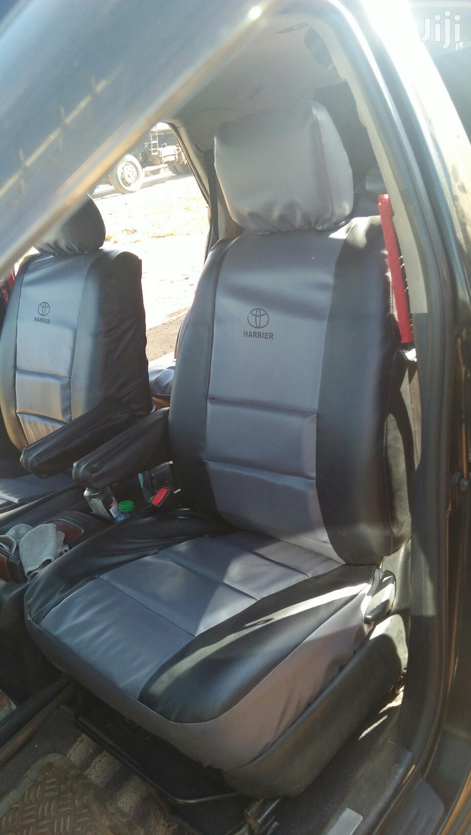 Black Grey Seat Covers