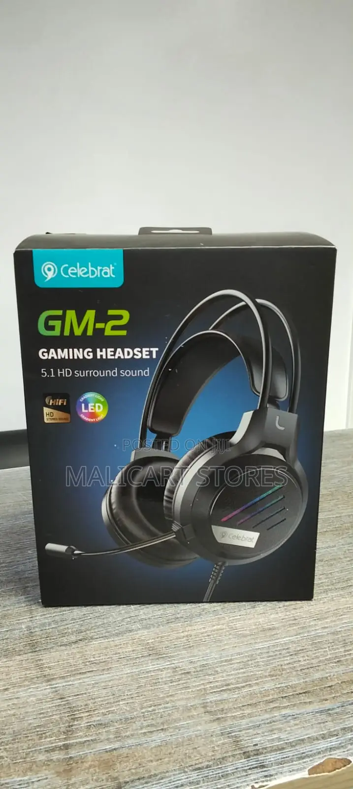 Celebrat Gm-2 Wired Gaming Headset/Headphones + Microphone