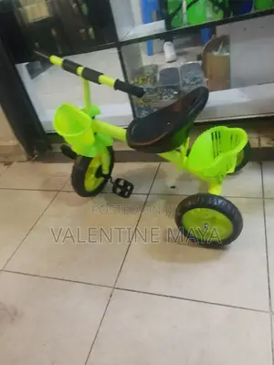 Tricycle With Bell and Rubber Wheels