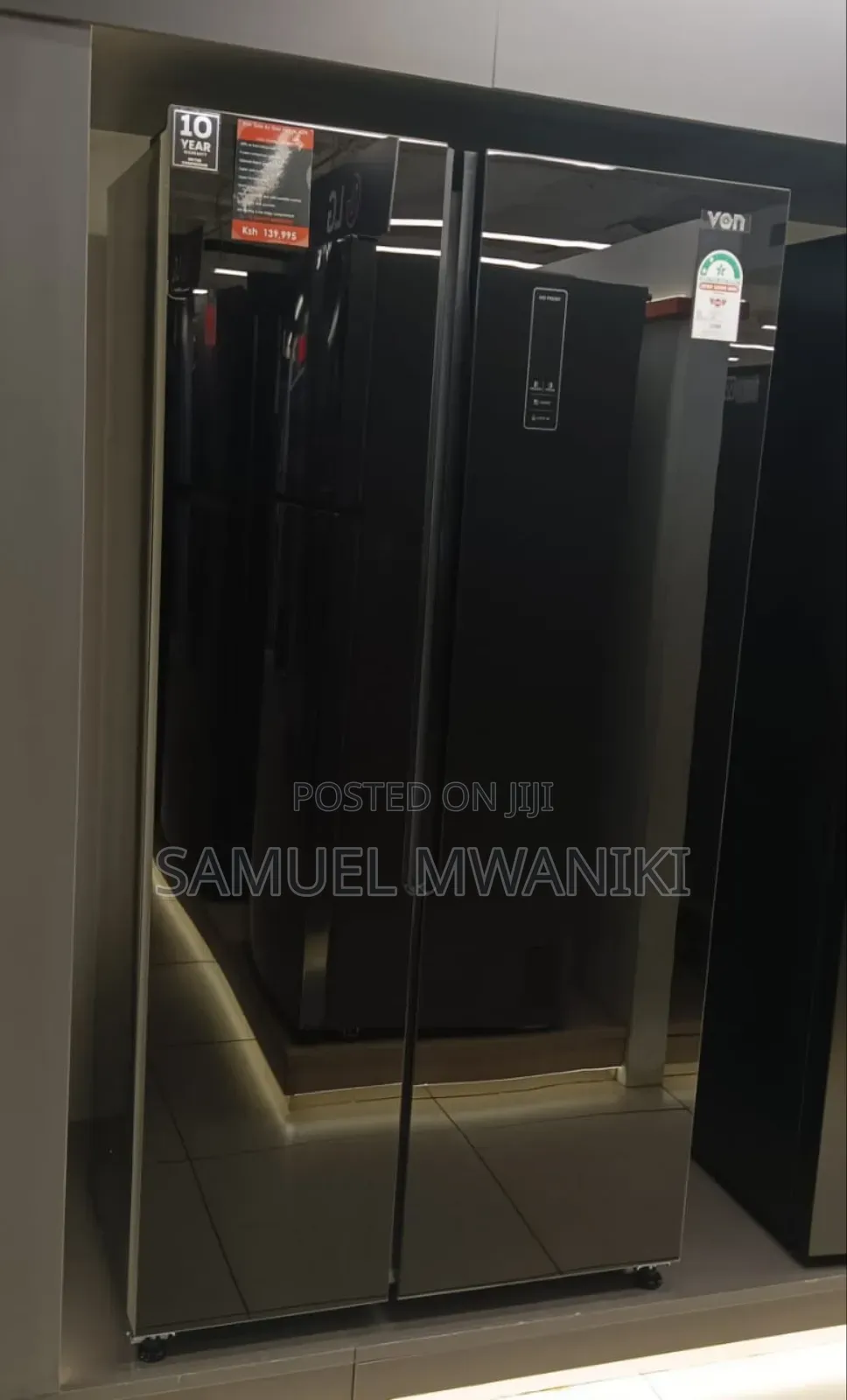 Von 442litres Side by Side Refrigerator
No Frost