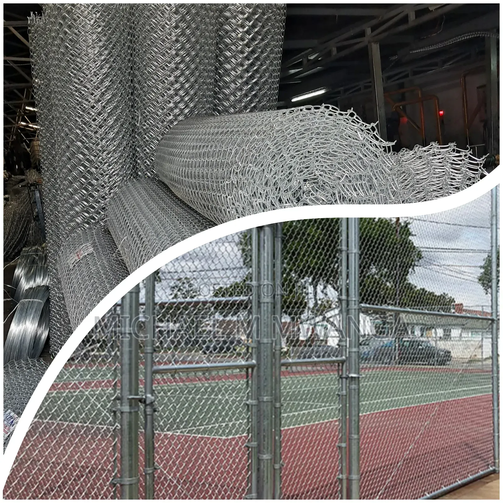 Quality Galvanized Chainlink-Heavy Duty 11g-3mm 80*80 7ft