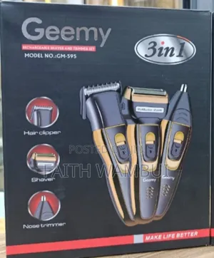 Professional Geemy 3 in 1 Shaver and Clippers/Clippers