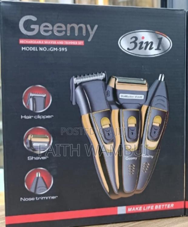 Professional Geemy 3 in 1 Shaver and Clippers/Clippers