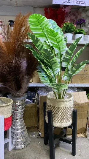 Artificial Flower Plant Basket -Elegant Home Gift Decor