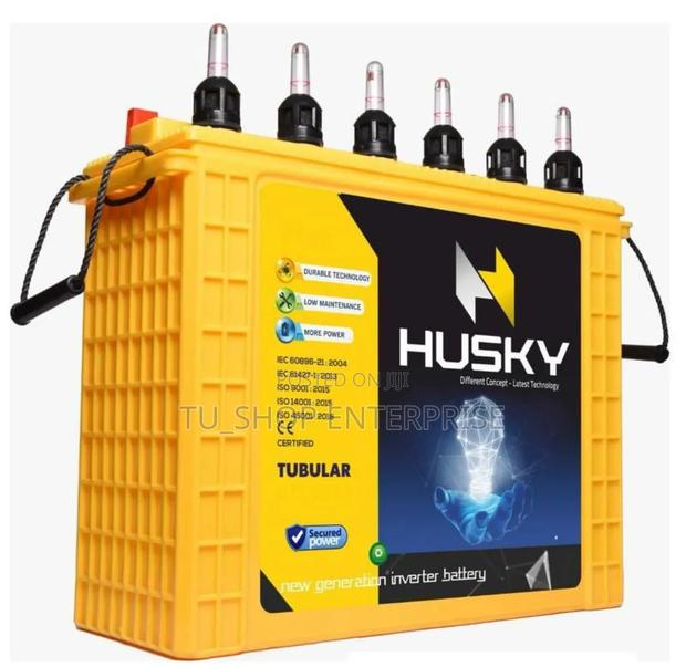 Husky Tall Tubular Battery - main view