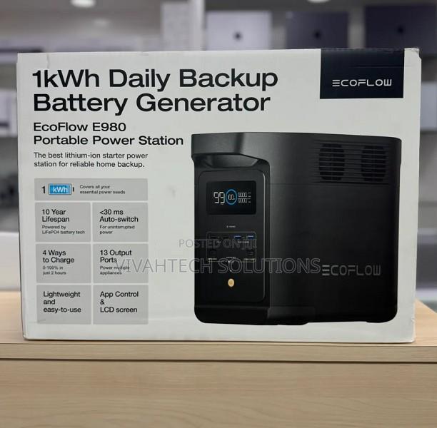 Ecoflow E980 Portable Power Station 500w 980wh