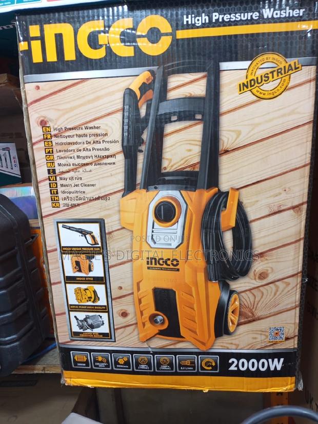 Highly Available 2000w Ingco Pressure Car Washer - main view